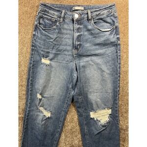 SO Highest Rise Baggy Dad Jeans Dark Wash Size 15/32w